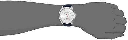 Lacoste Men's San Diego Stainless Steel Quartz Watch with Suede Strap, Blue, 22 (Model: 2010909)