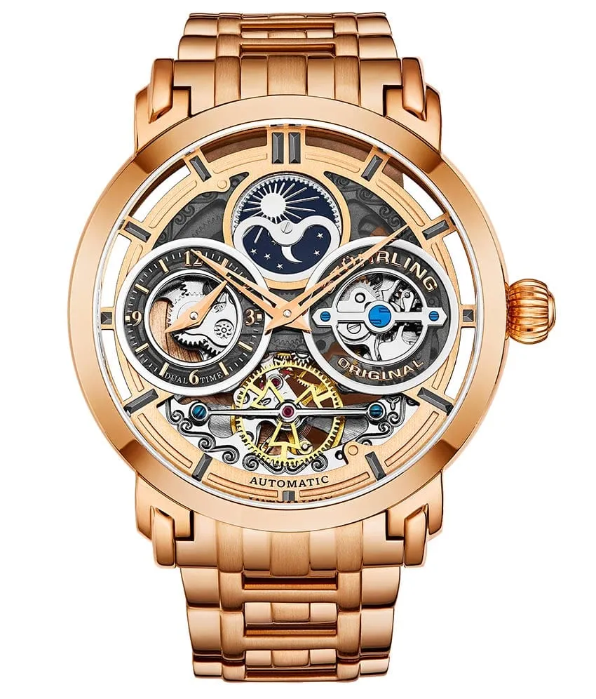 Luciano 371B Automatic 46mm Skeleton