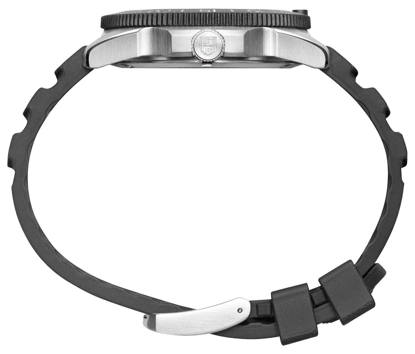 Luminox Pacific Diver Stainless Steel Black Dial Black Rubber Strap Date Divers Quartz Mens Watch XS.3121