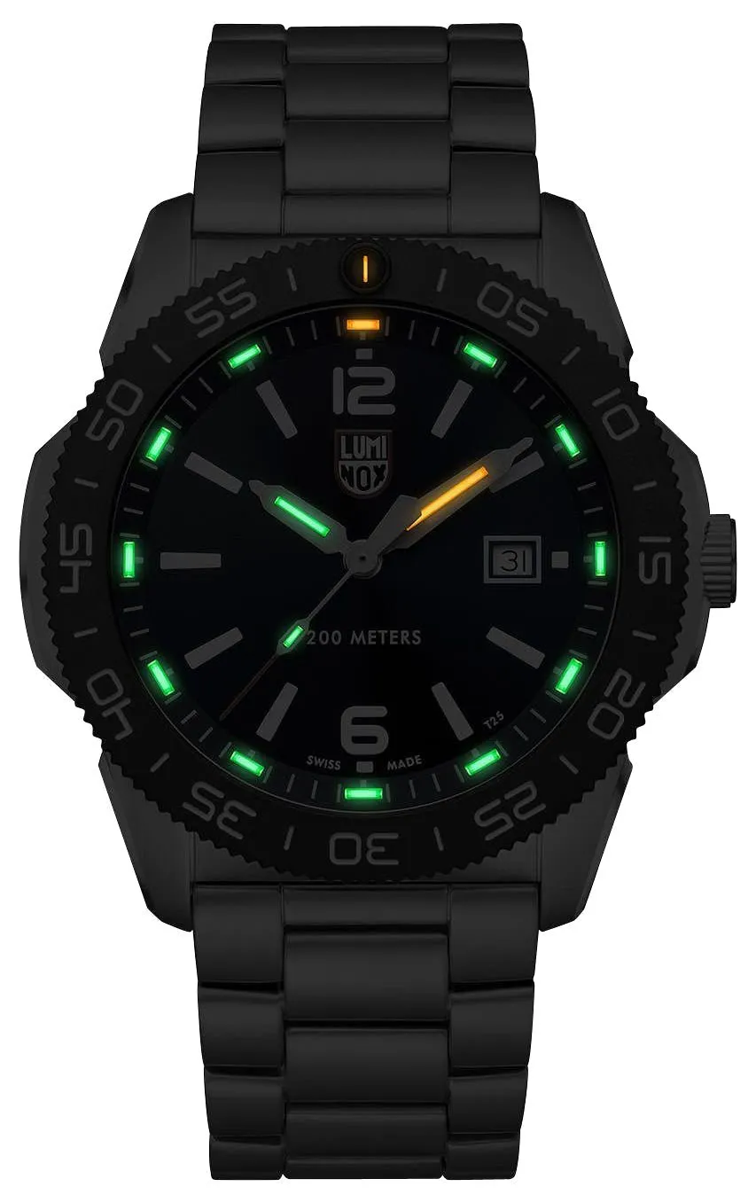 Luminox Pacific Diver Stainless Steel Blue Dial Date Divers Quartz Mens Watch XS.3123