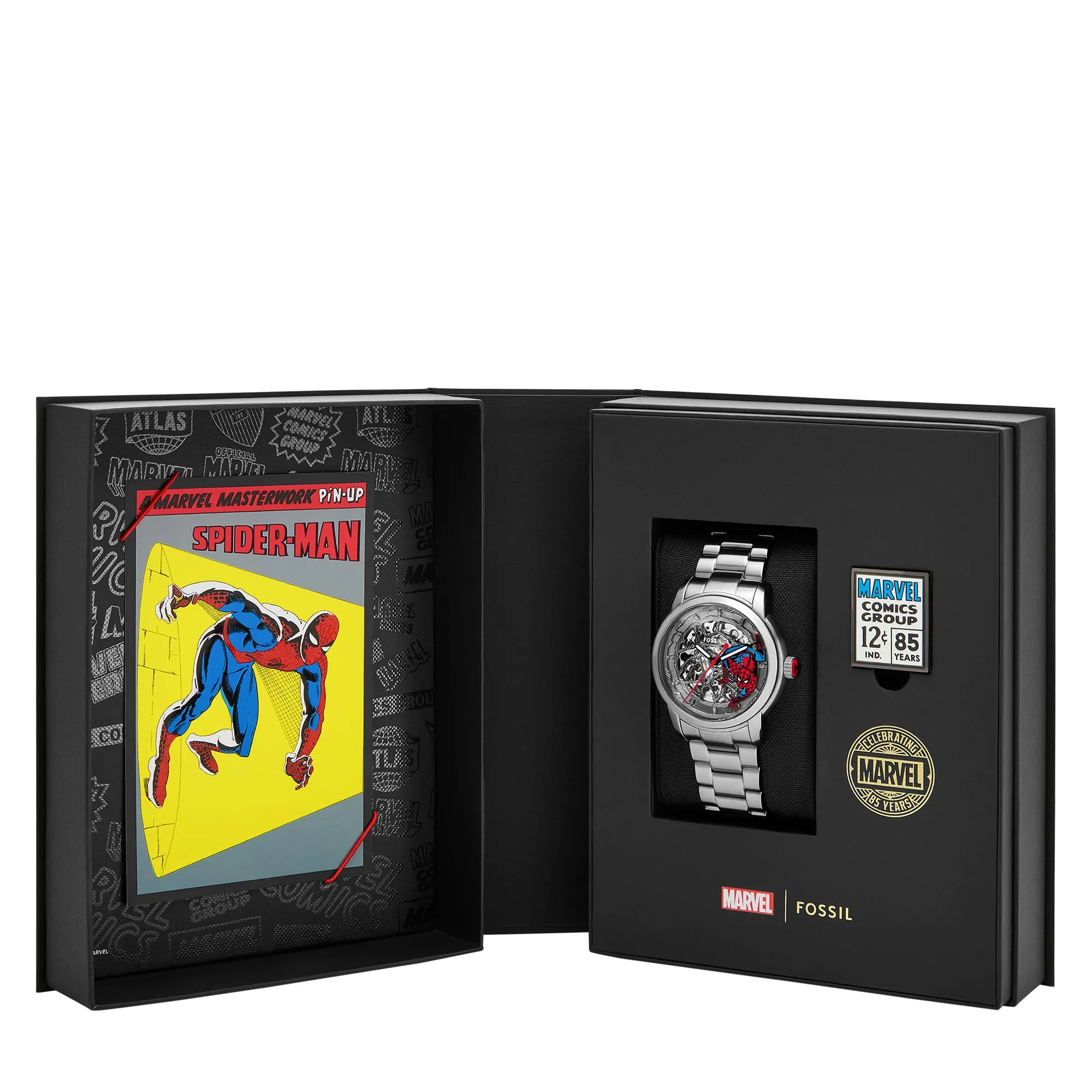 Marvel | Fossil Limited Edition Automatic Stainless Steel Watch