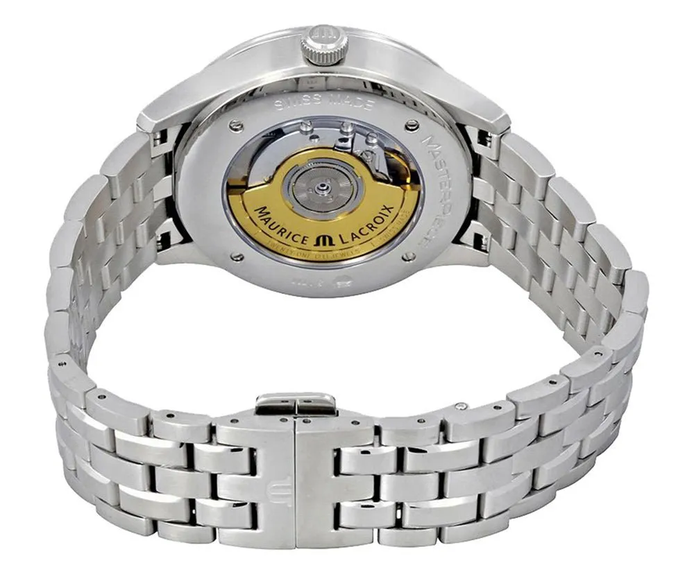 Maurice Lacroix Masterpiece Reserve de Marche Automatic Steel Mens Watch Date MP6807-SS002-112-1