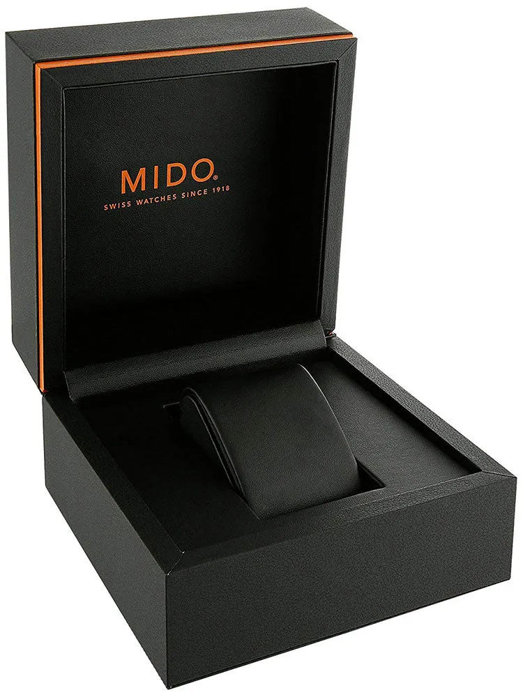 Mido Multifort Stainless Steel White Dial Day-Date Automatic Unisex Watch M018.830.11.012.00