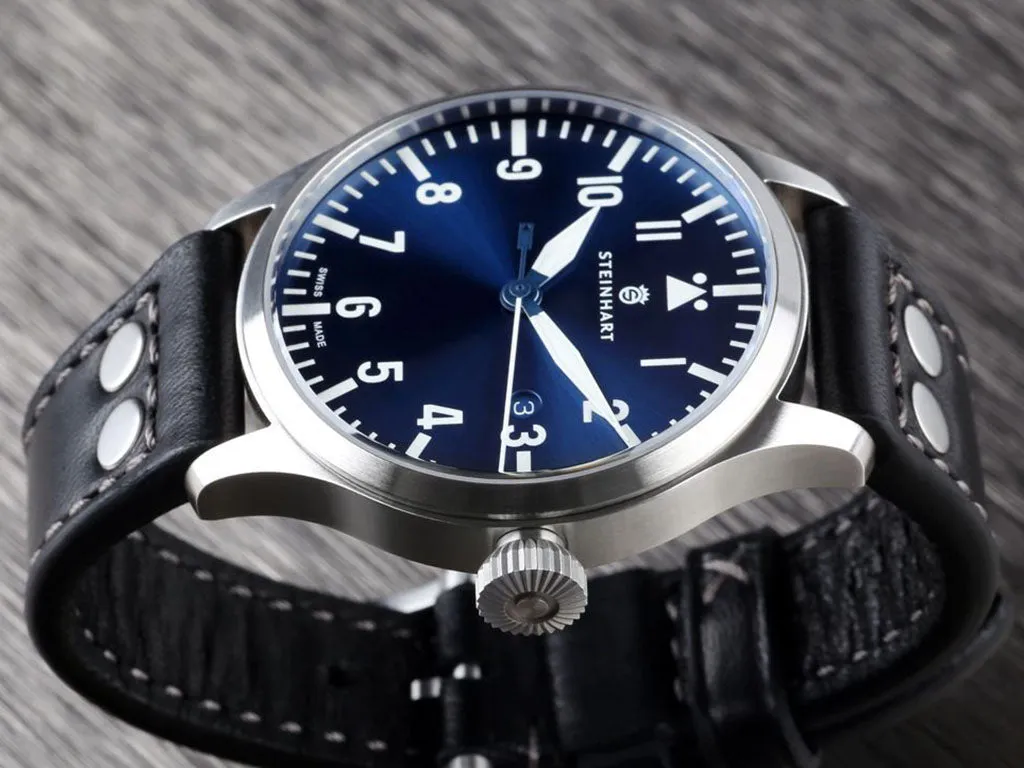 Nav B-Uhr 44 Date Blue