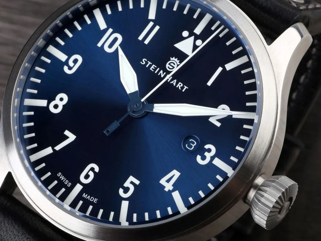 Nav B-Uhr 44 Date Blue