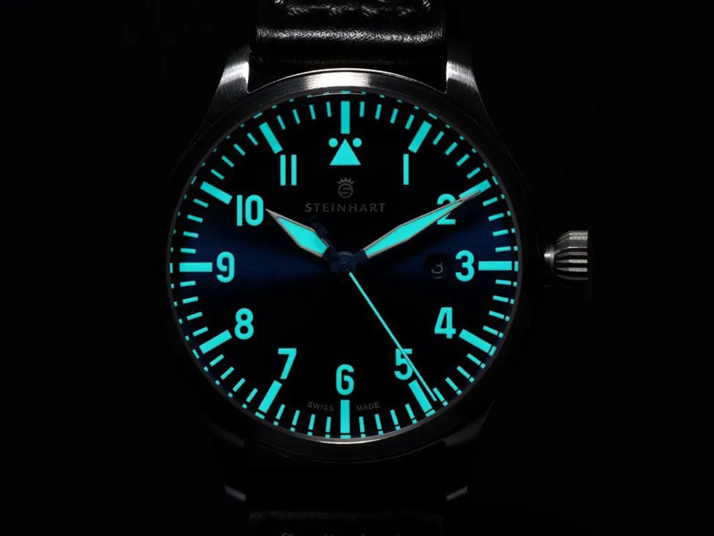 Nav B-Uhr 44 Date Blue