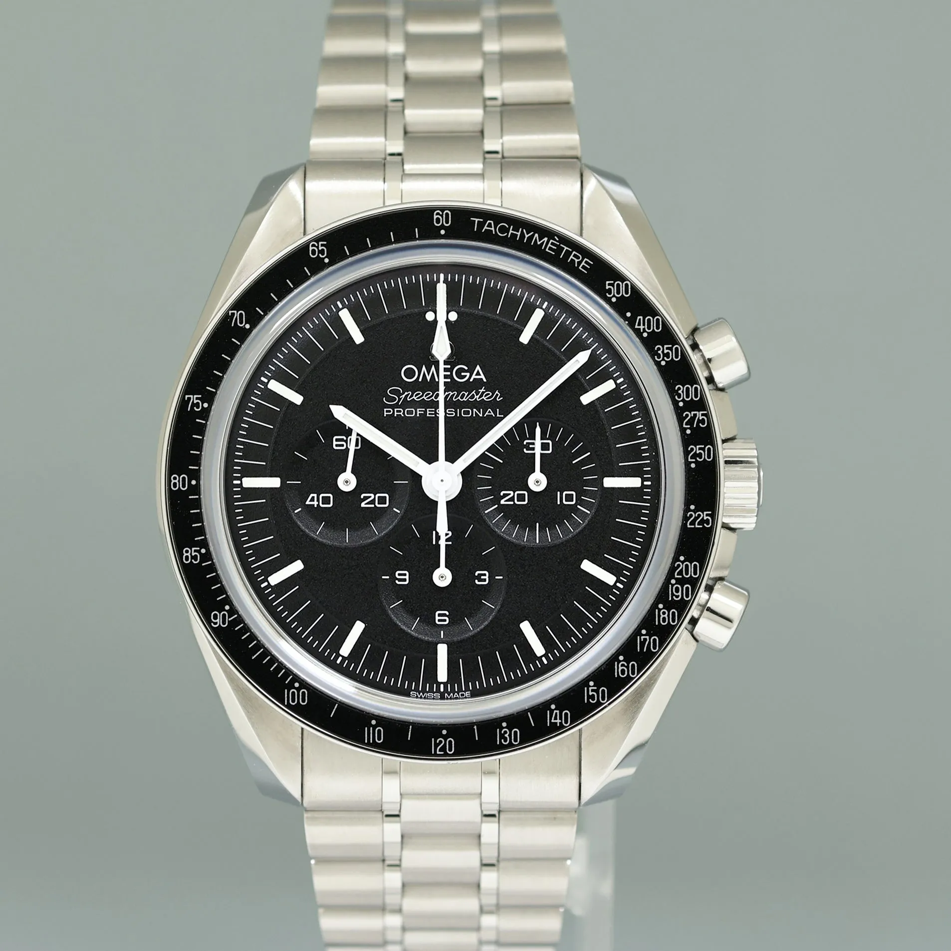 NEW 2024 PAPERS Omega Speedmaster 310.30.42.50.01.002 Sapphire Sandwich Watch Box