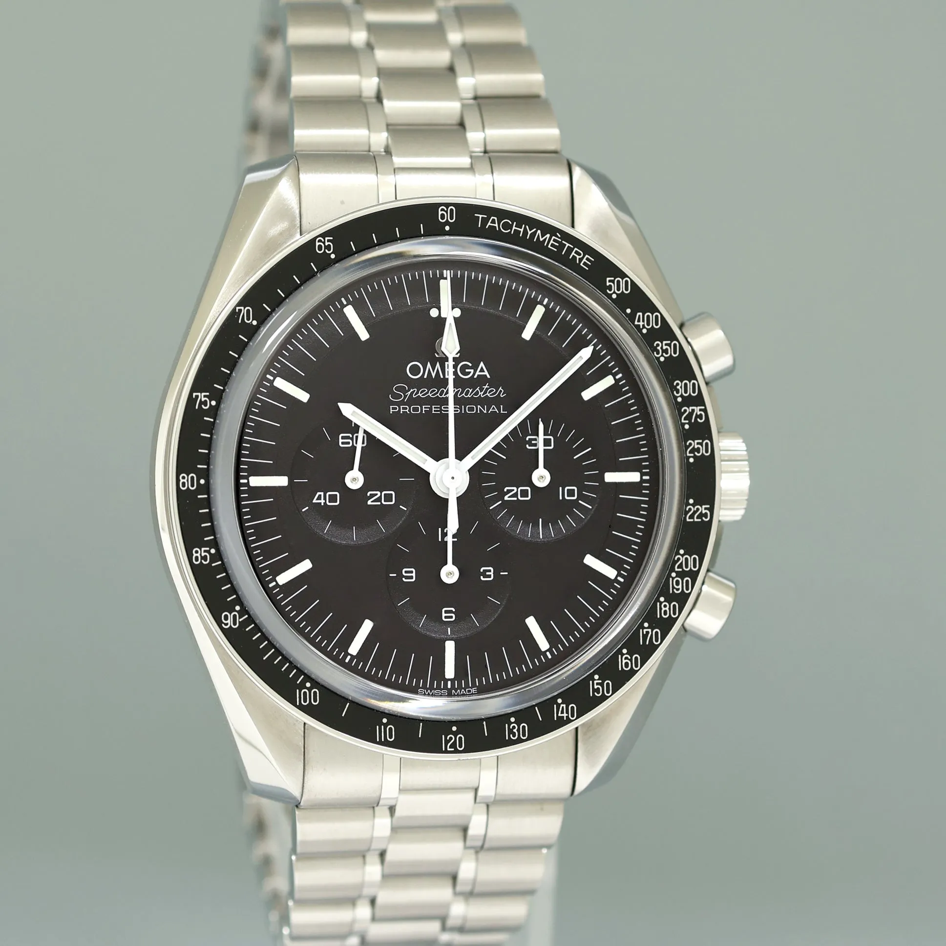 NEW 2024 PAPERS Omega Speedmaster 310.30.42.50.01.002 Sapphire Sandwich Watch Box