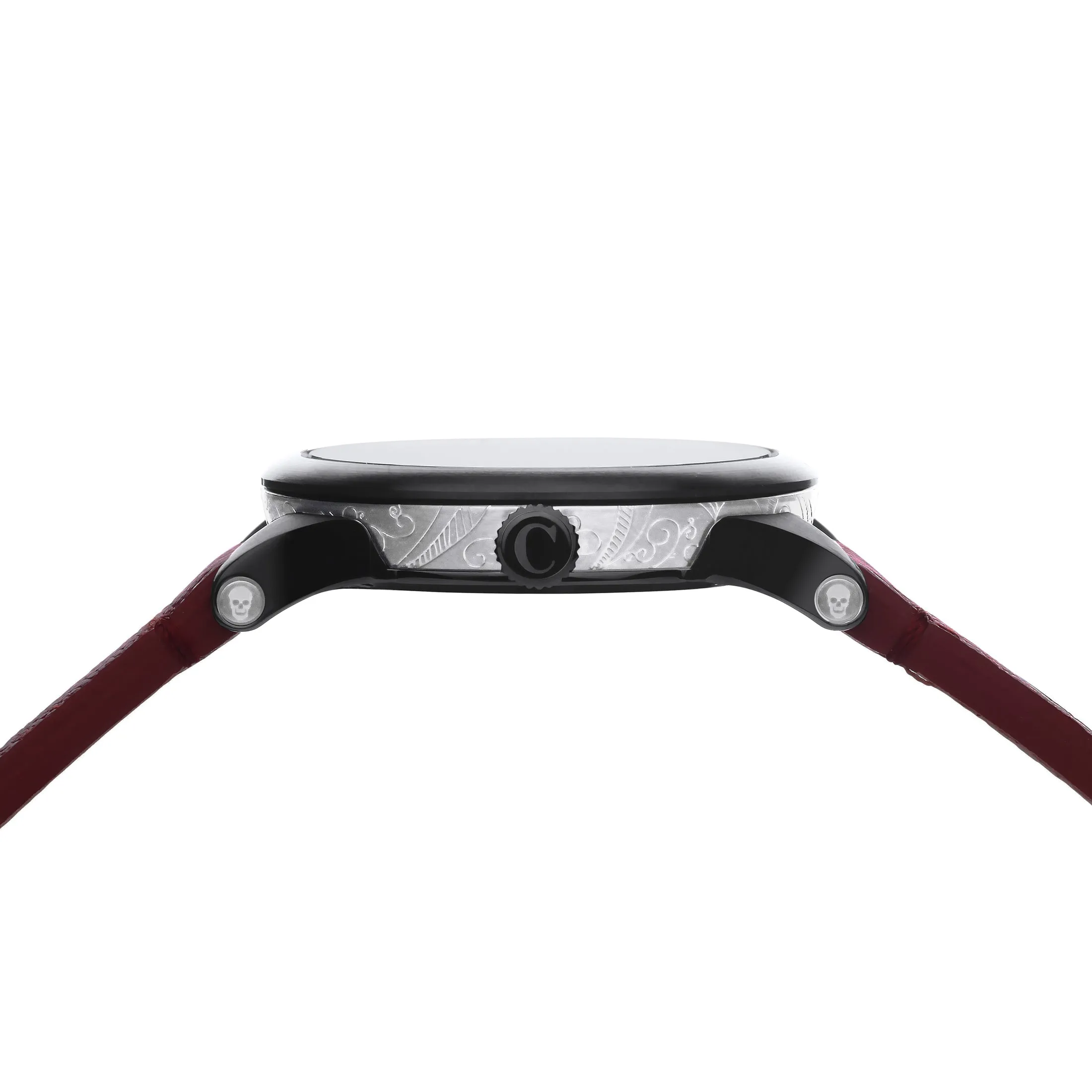 No.253 Memento Mori Steel and Oxblood