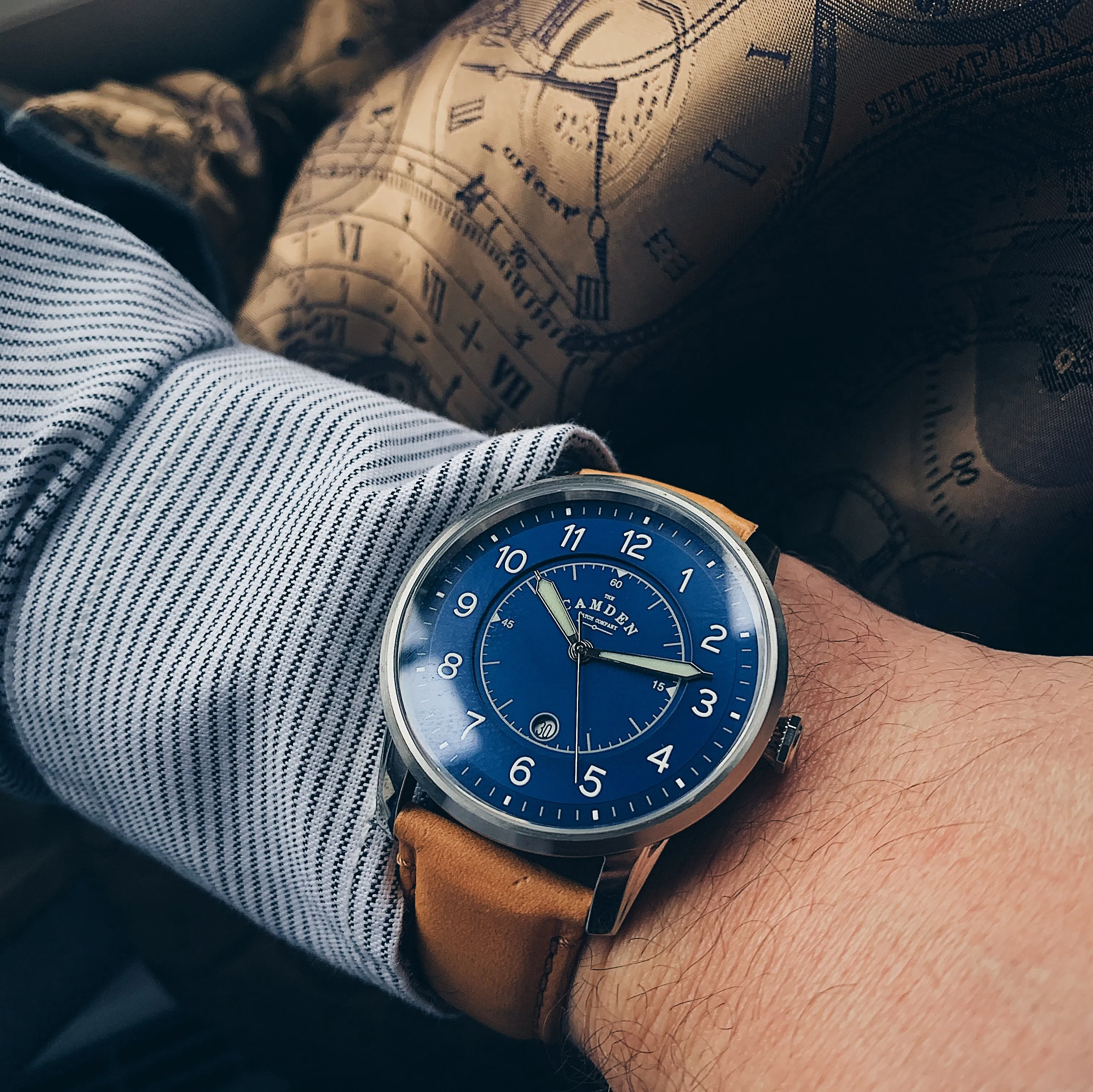 No.29 Type II Steel, Navy and Tan