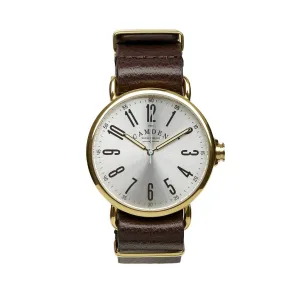 No.88 Gold and Brown Leather