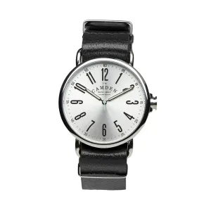 No.88 Steel and Black Leather