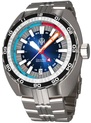 NTH DevilRay II Blue Date GMT