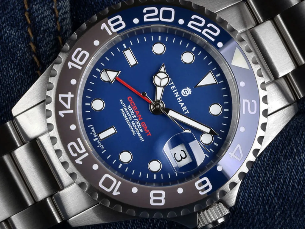 Ocean One GMT Blue/Grey Ceramic