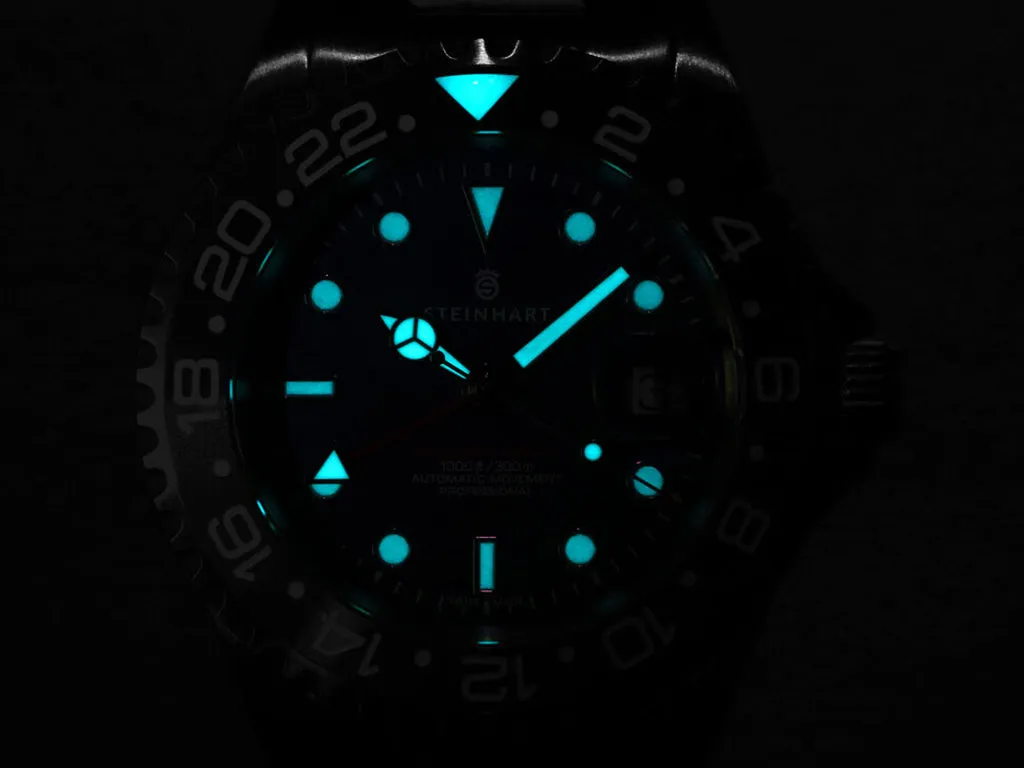 Ocean One GMT Blue/Grey Ceramic