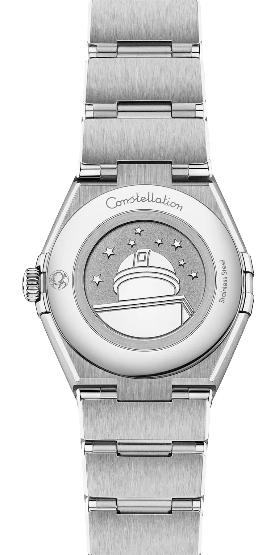 Omega Constellation Stainless Steel Silver Dial Diamonds Quartz Womens Watch 131.15.28.60.52.001