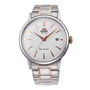 Orient Classic Mechanical Bambino 2 Tone Rose Gold Dress Watch RA-AC0004S