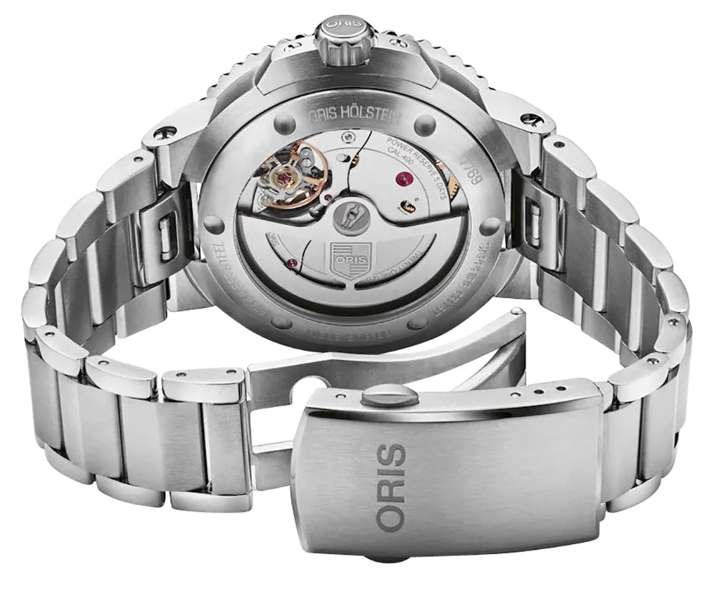 Oris Aquis Automatic Stainless Steel Blue Dial Date Divers Mens Watch 400 7769 4135-07 8 22 09PEB