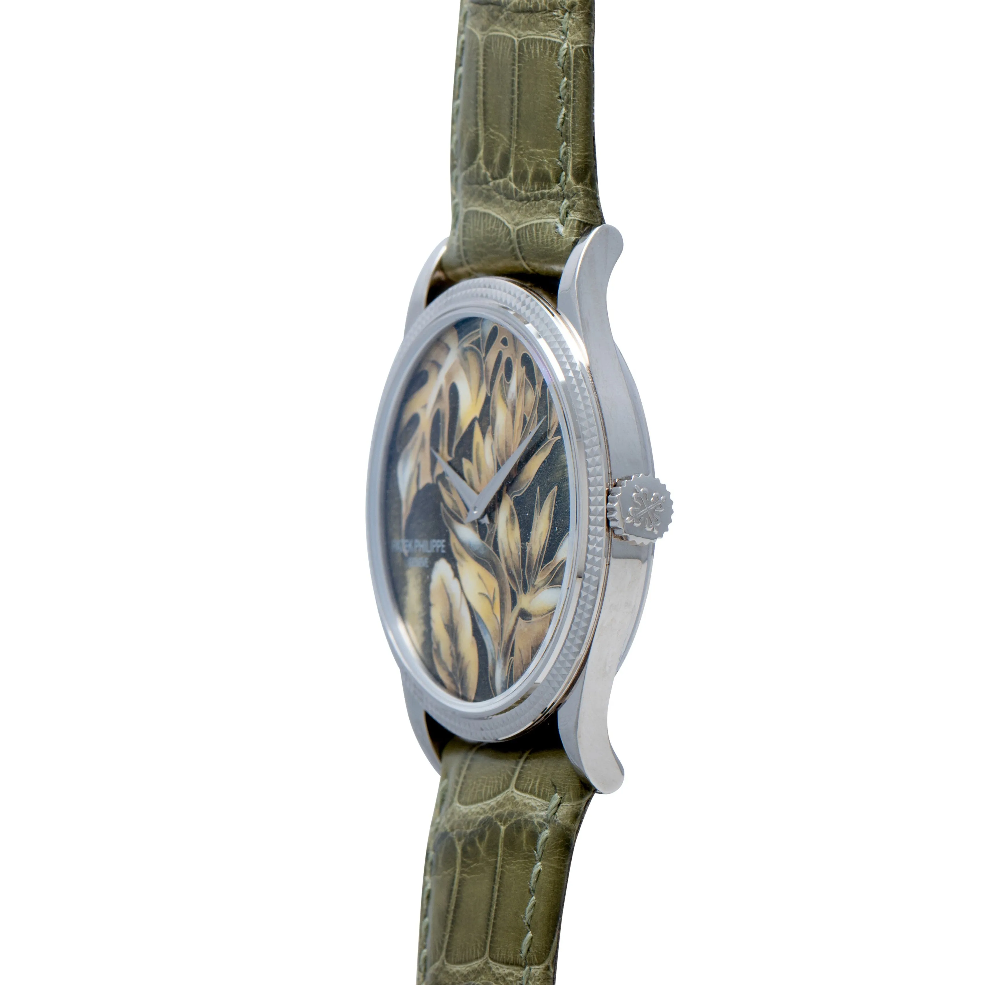 Patek Philippe Calatrava Cloisonné 'Tropical Leaves II'