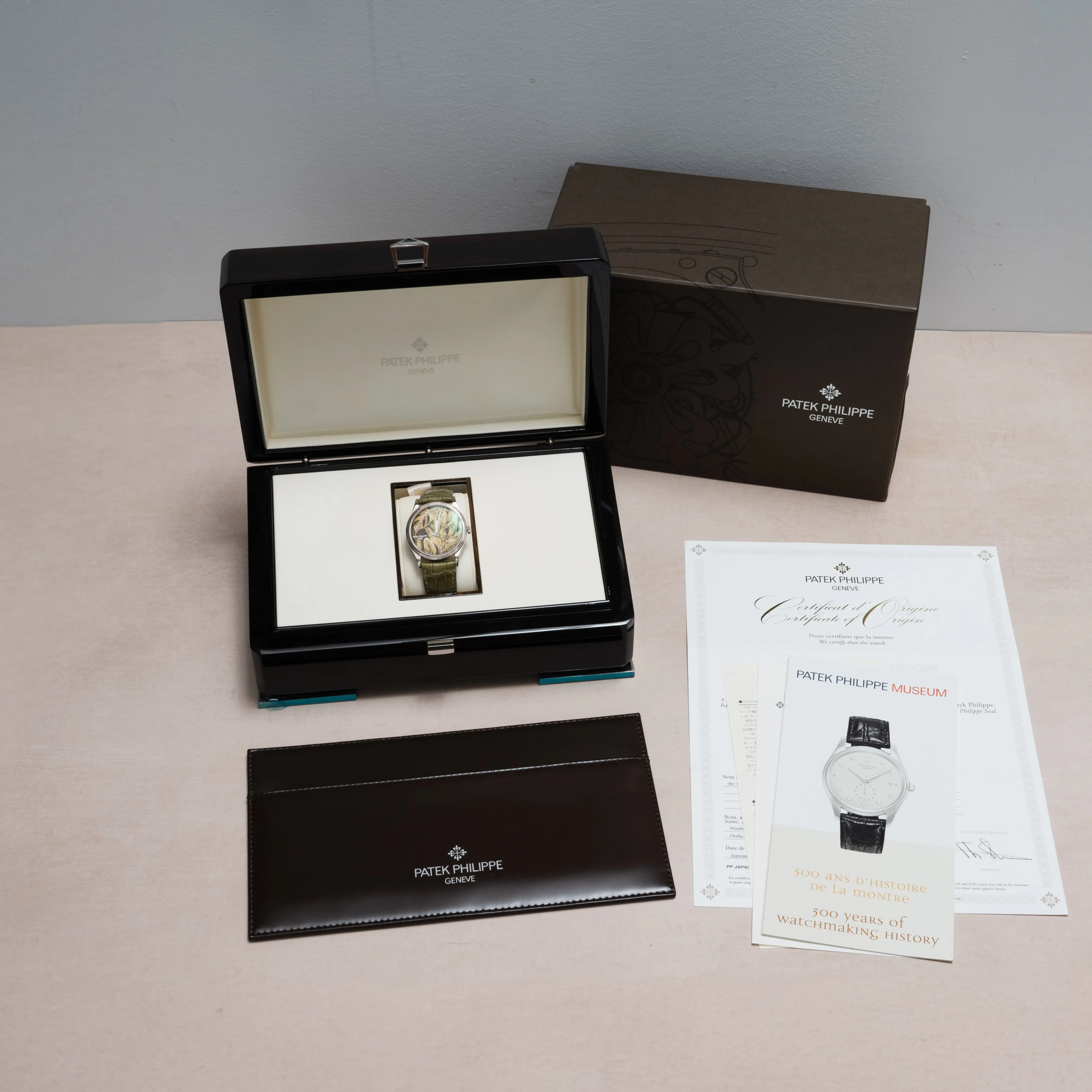 Patek Philippe Calatrava Cloisonné 'Tropical Leaves II'