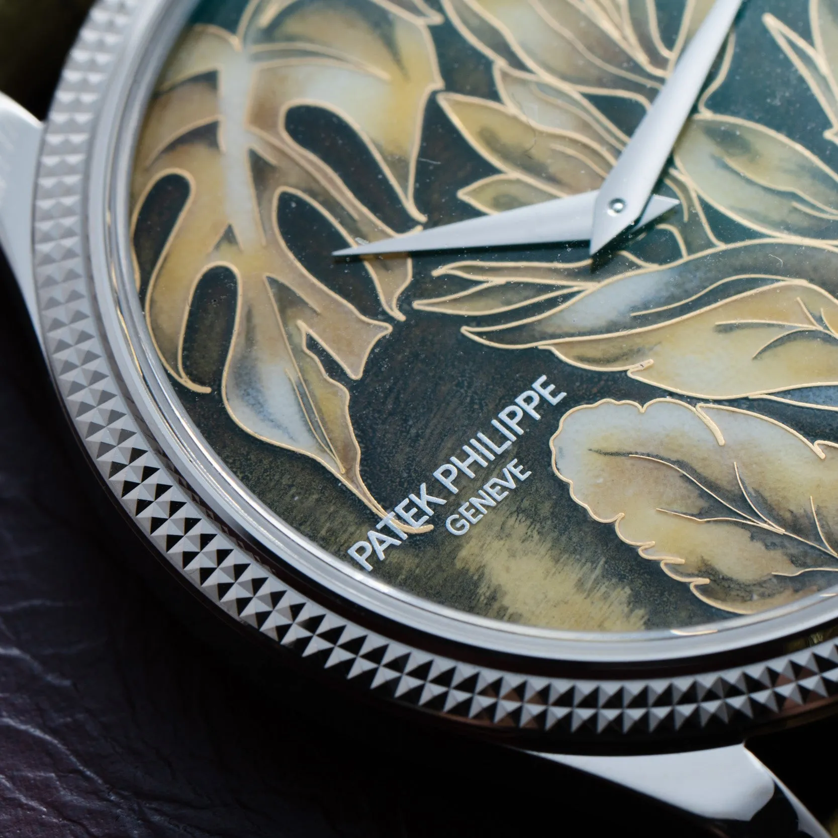 Patek Philippe Calatrava Cloisonné 'Tropical Leaves II'