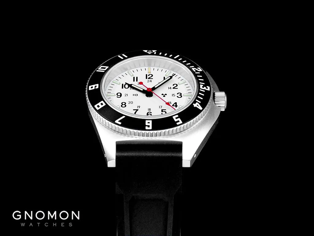 Pilot’s Navigator Stainless Steel Arctic Quartz (SSNAV) - 3-Piece Rubber Strap Kit Ref. WW194001SS-0530