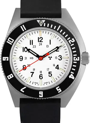 Pilot’s Navigator Stainless Steel Arctic Quartz (SSNAV) - 3-Piece Rubber Strap Kit Ref. WW194001SS-0530