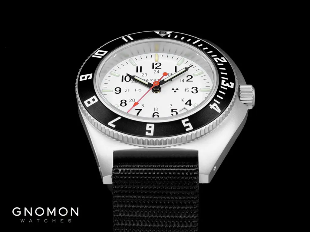 Pilot’s Navigator Stainless Steel Arctic Quartz w/Date (SSNAV-D) - Ballistic Nylon Ref. WW194013SS-0501