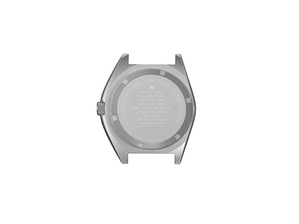 Pilot’s Navigator Stainless Steel Automatic (SSNAV-D Auto) - Ballistic Nylon Ref. WW194030SS-0101