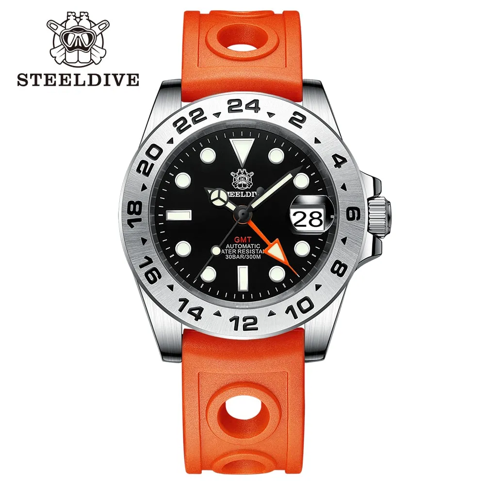 ★Pre-Owned★Steeldive SD1992 NH34 GMT Automatic Watch
