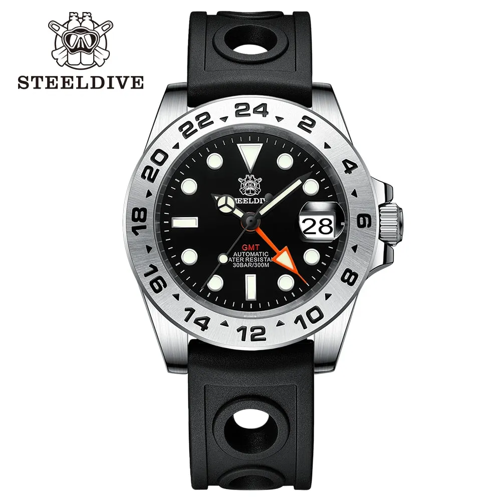 ★Pre-Owned★Steeldive SD1992 NH34 GMT Automatic Watch