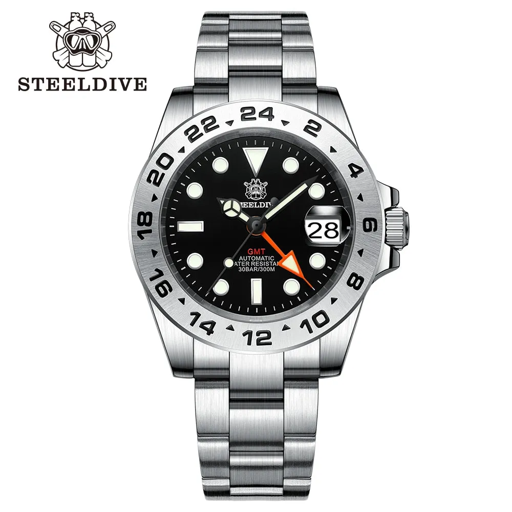★Pre-Owned★Steeldive SD1992 NH34 GMT Automatic Watch