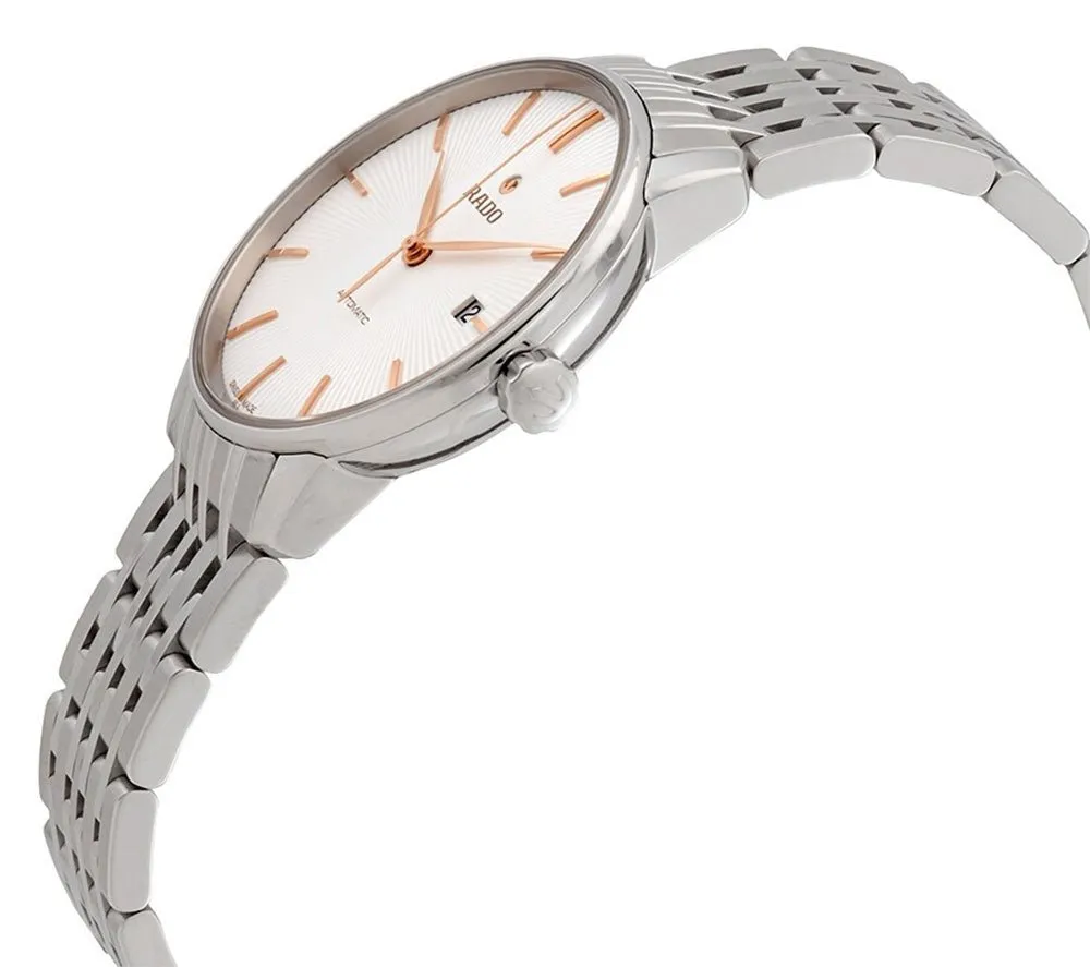 Rado Coupole Classic Automatic Stainless Steel Silver Dial Date Mens Watch R22860024