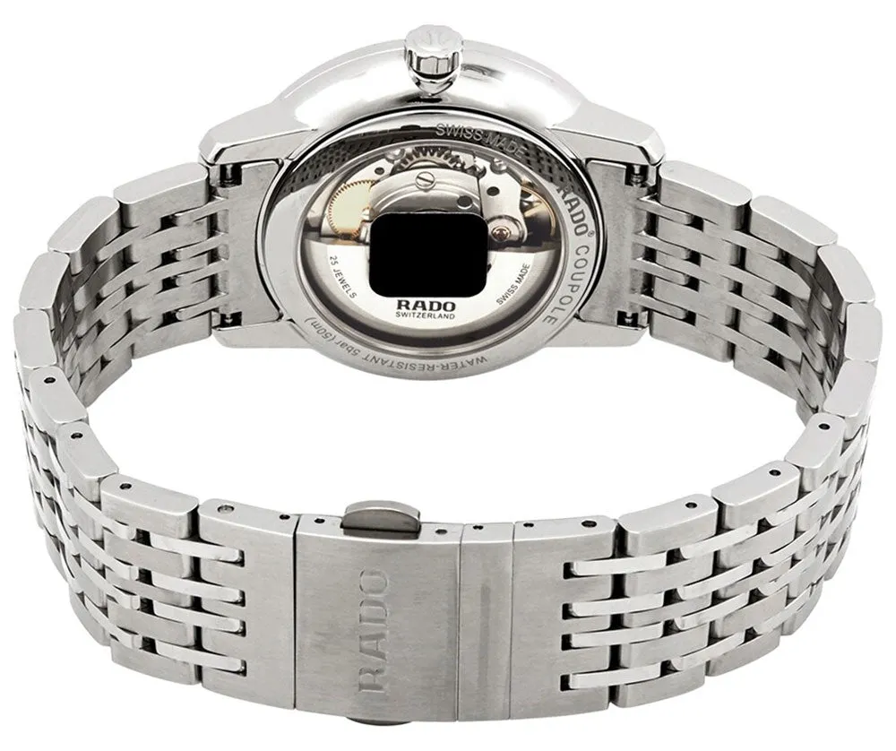 Rado Coupole Classic Automatic Stainless Steel Silver Dial Date Mens Watch R22860024