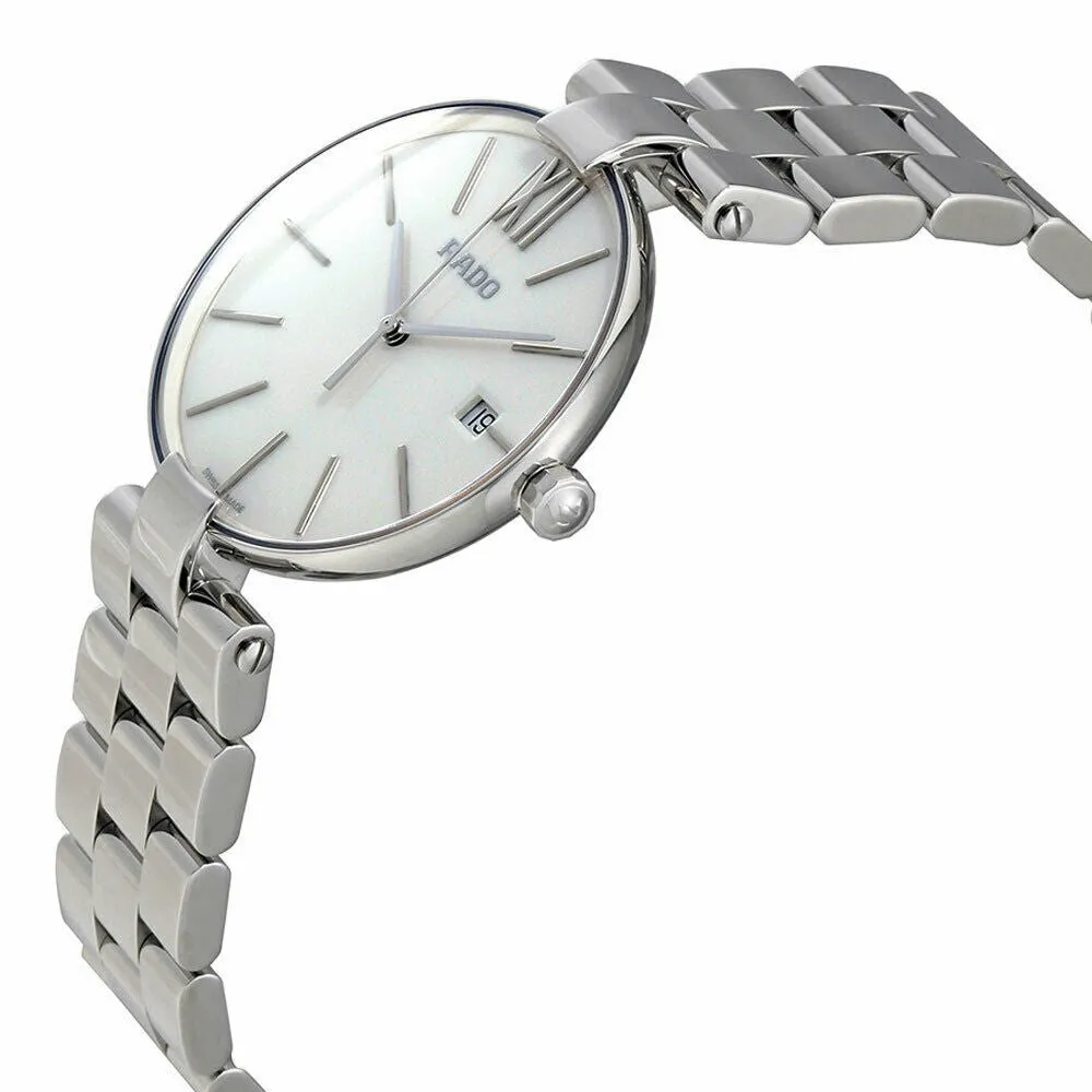 Rado Coupole Silver Dial Date Stainless Steel Quartz Womens Watch R22852013