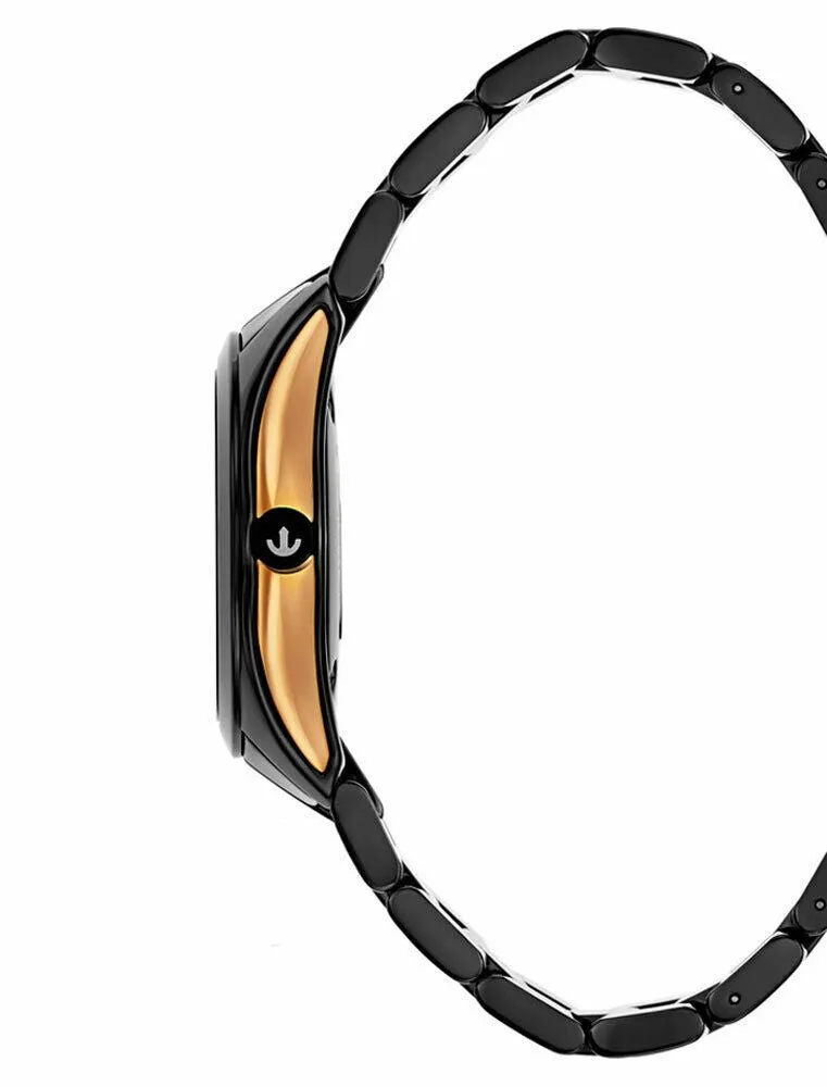 Rado HyperChrome Black Ceramic Quartz Ladies Watch R32214152