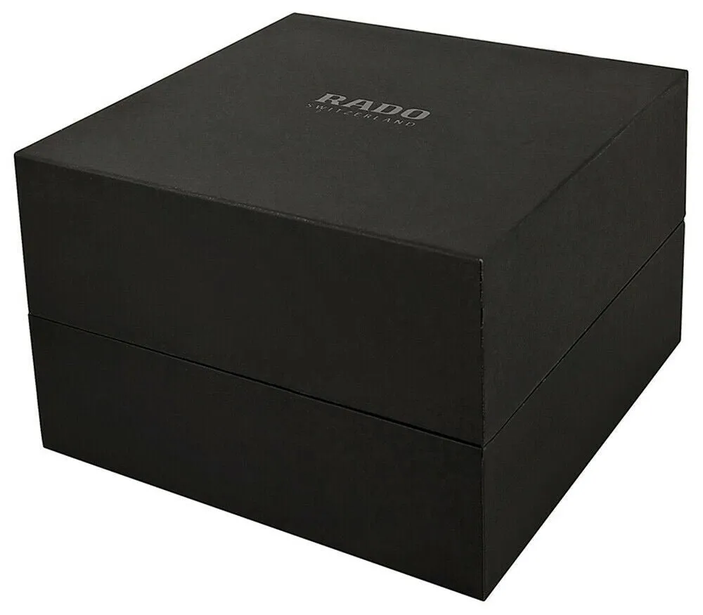 Rado HyperChrome Stainless Steel and Ceramos R32975112 Womens Watch Sapphire Crystal Quartz Silver dial