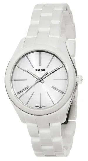 Rado HyperChrome White Ceramic R32321012 Womens Watch Sapphire Crystal Quartz