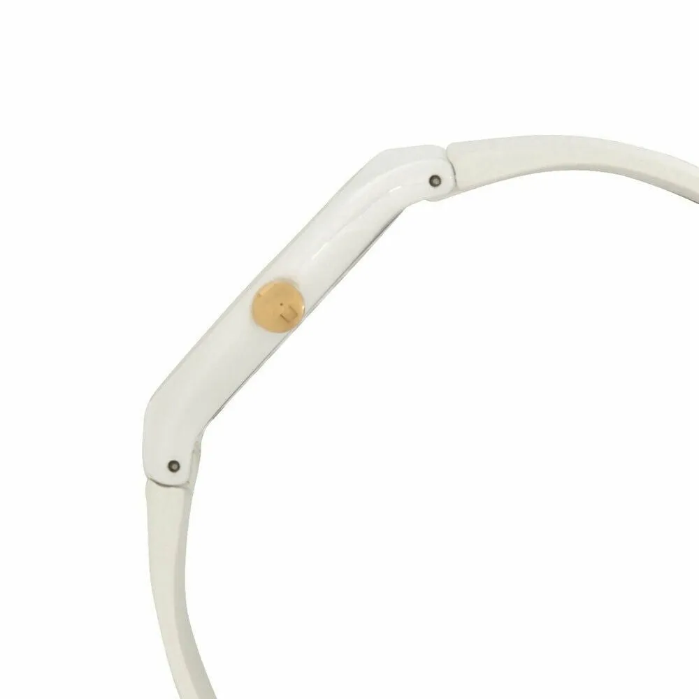 Rado True Thinline White Ceramic Womens Watch Quartz Rubber Strap R27958109