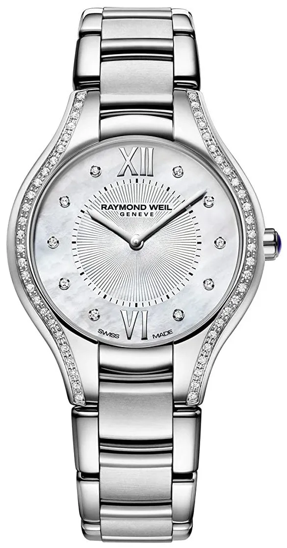 Raymond Weil Noemia Stainless Steel Diamonds Mother-of-Pearl Dial Quartz Womens Watch 5132-STS-00985