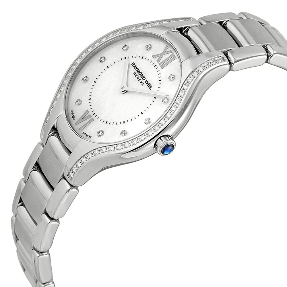 Raymond Weil Noemia Stainless Steel Diamonds Mother-of-Pearl Dial Quartz Womens Watch 5132-STS-00985