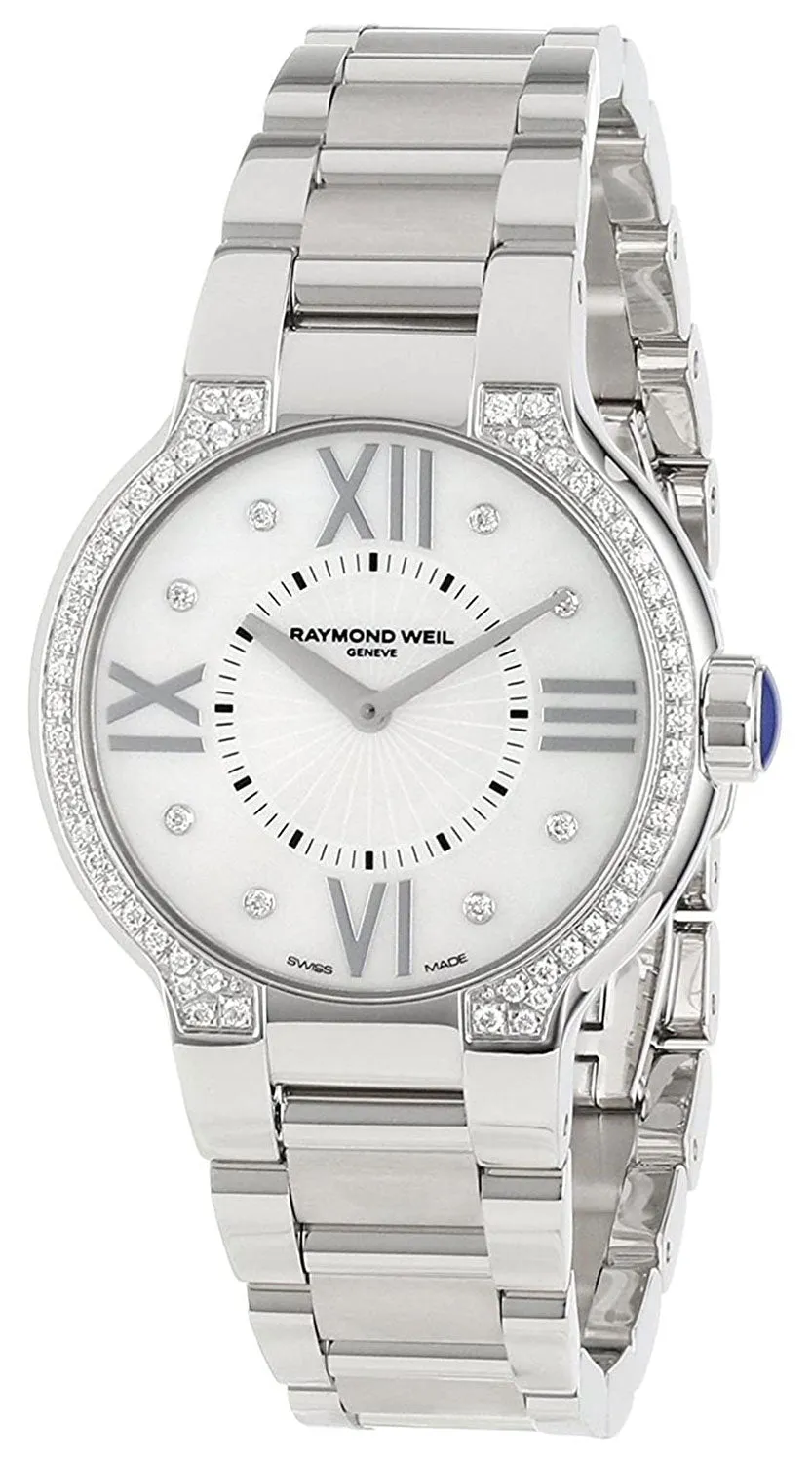 Raymond Weil Noemia Stainless Steel Diamonds Mother-of-Pearl Dial Quartz Womens Watch 5932-STS-00995