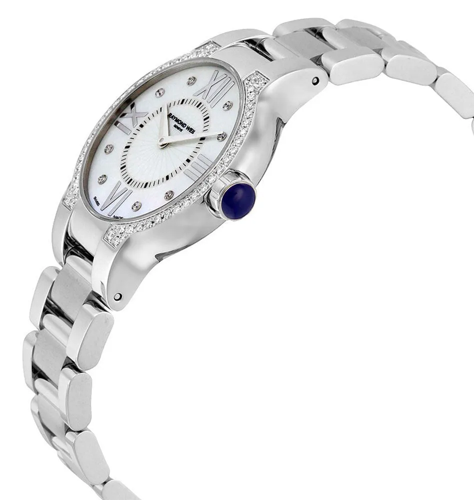 Raymond Weil Noemia Stainless Steel Diamonds Mother-of-Pearl Dial Quartz Womens Watch 5932-STS-00995