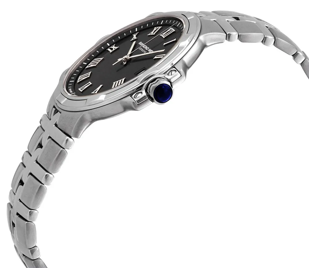 Raymond Weil Parsifal Stainless Steel Black Dial Date Quartz Mens Watch 5580-ST-00208