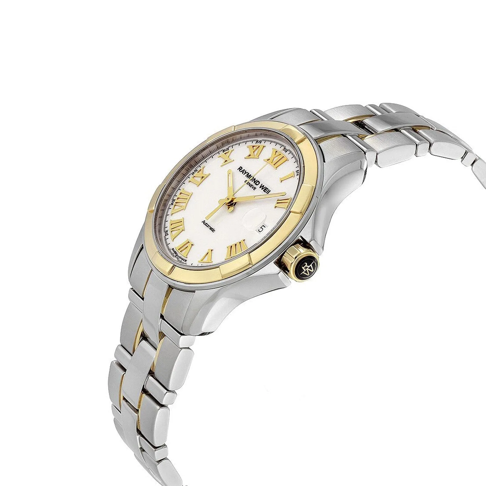 Raymond Weil Parsifal Two-Tone 18k Gold & Steel Calendar Automatic Mens Watch 2970-SG-00308