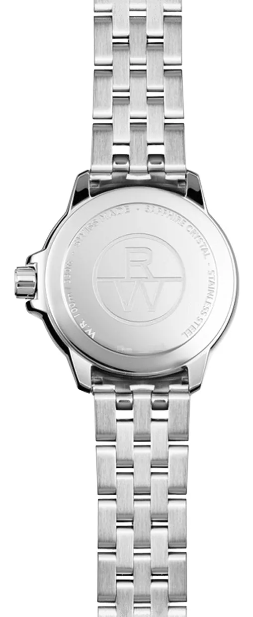 Raymond Weil Tango Stainless Steel Blue Dial Date Quartz Womens Watch 5960-ST-00500
