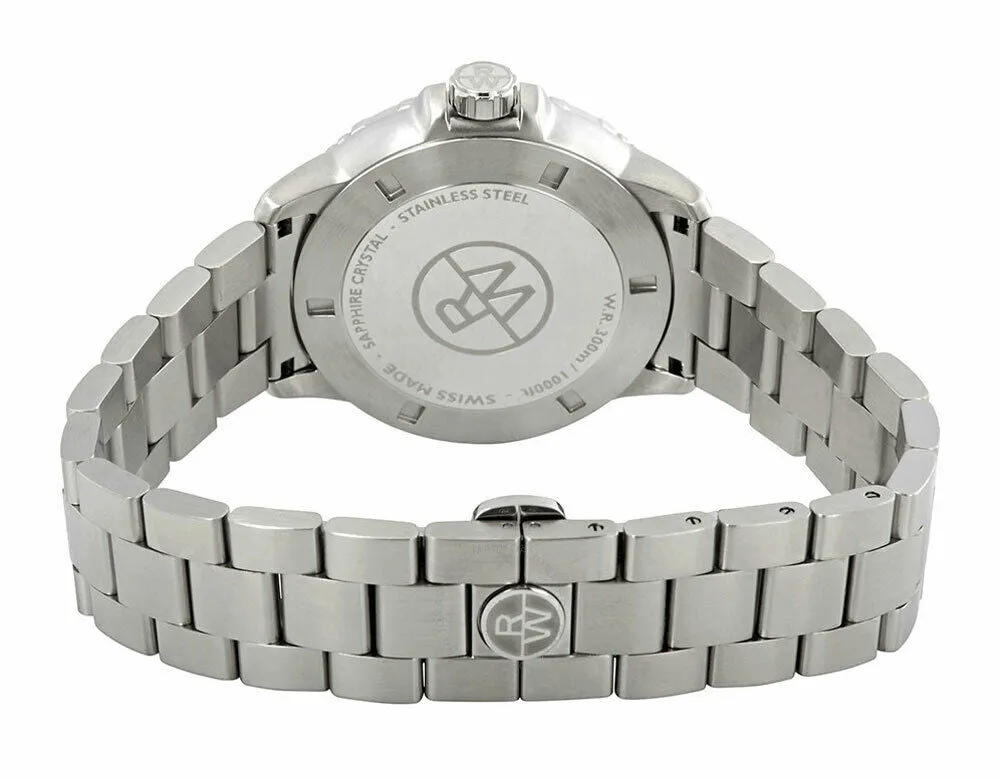 Raymond Weil Tango Stainless Steel Silver Dial Date Quartz Divers Mens Watch 8260-ST9-65001
