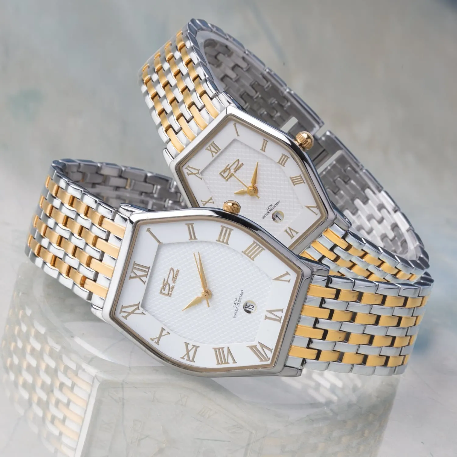 Sterling Tonneau Men's Two-Tone Watch