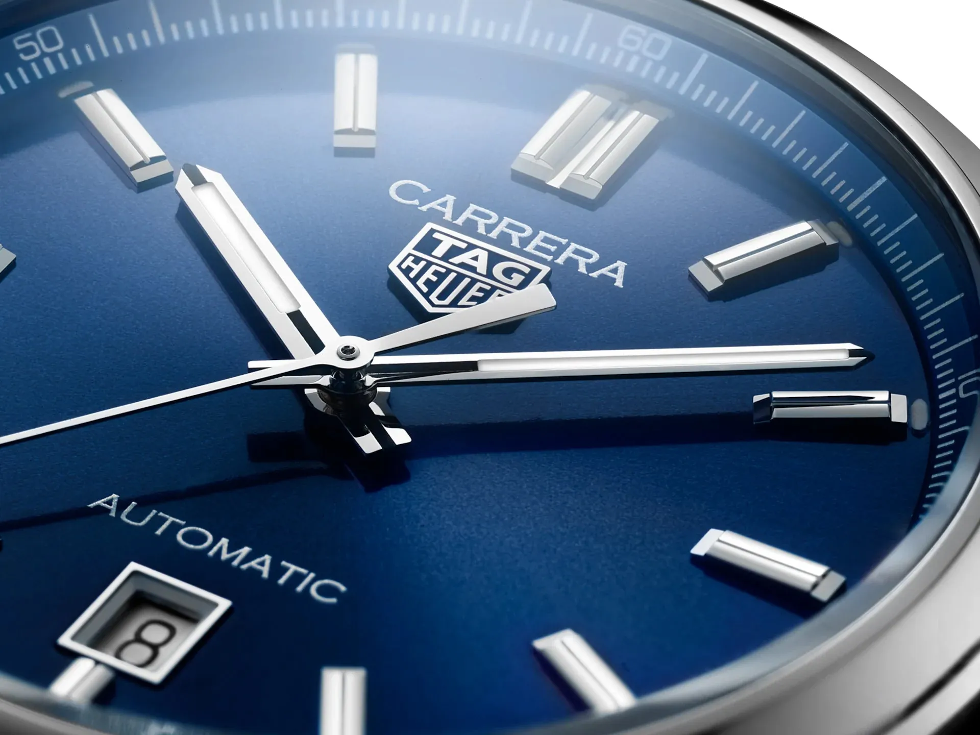 TAG Heuer Carrera Automatic Stainless Steel Blue Dial Date Mens Watch WBN2112.BA0639