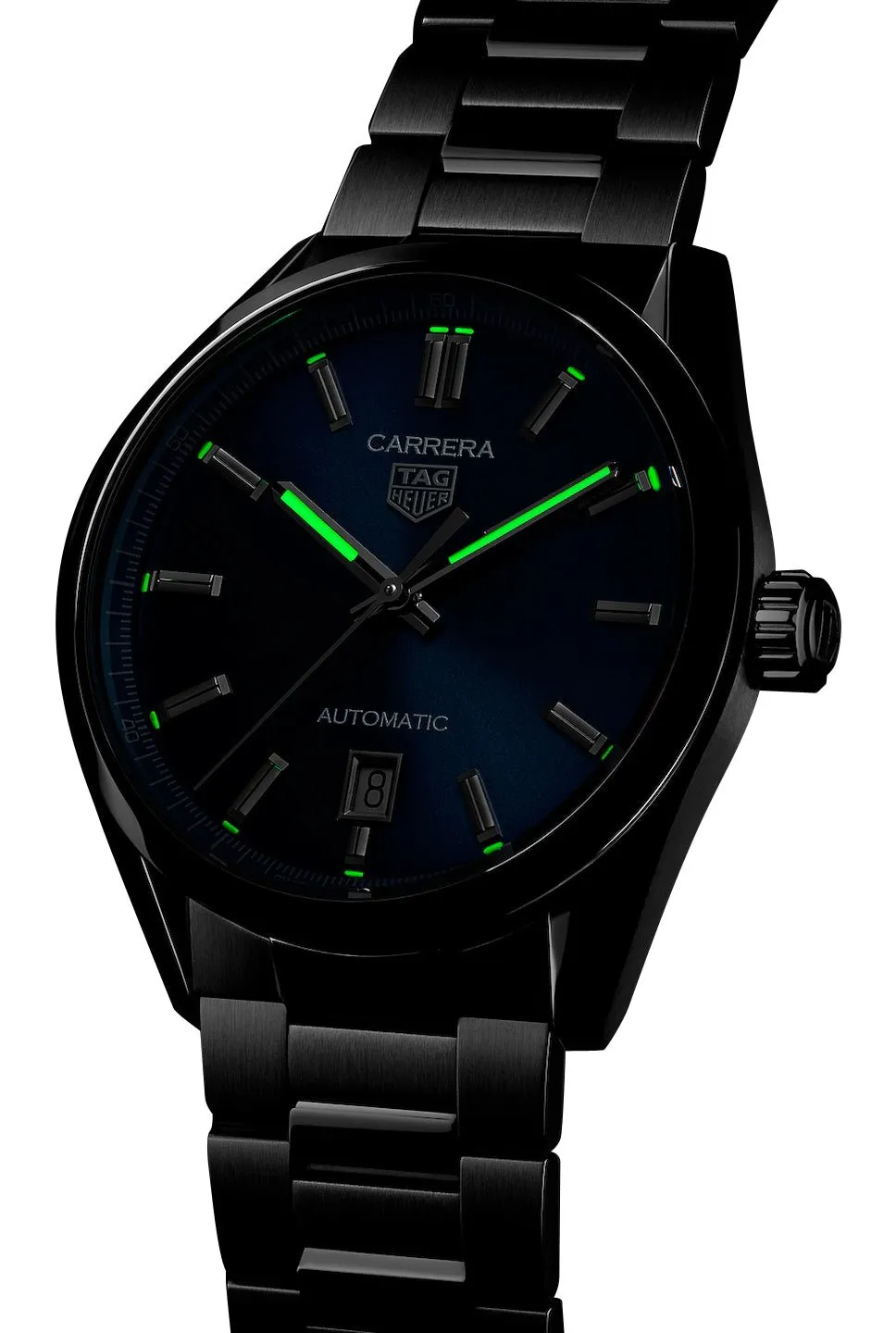 TAG Heuer Carrera Automatic Stainless Steel Blue Dial Date Mens Watch WBN2112.BA0639